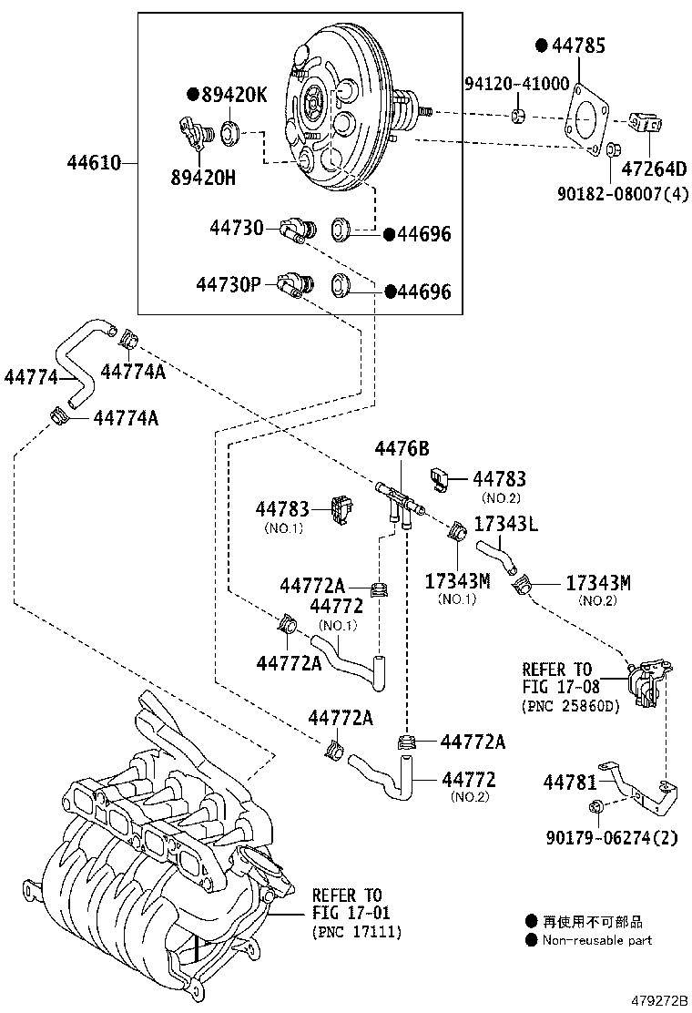 44610-52F20 BOOSTER ASSY, BRAKE product image