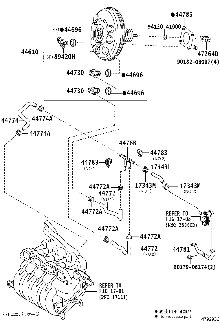 44610-52830 BOOSTER ASSY, BRAKE product image