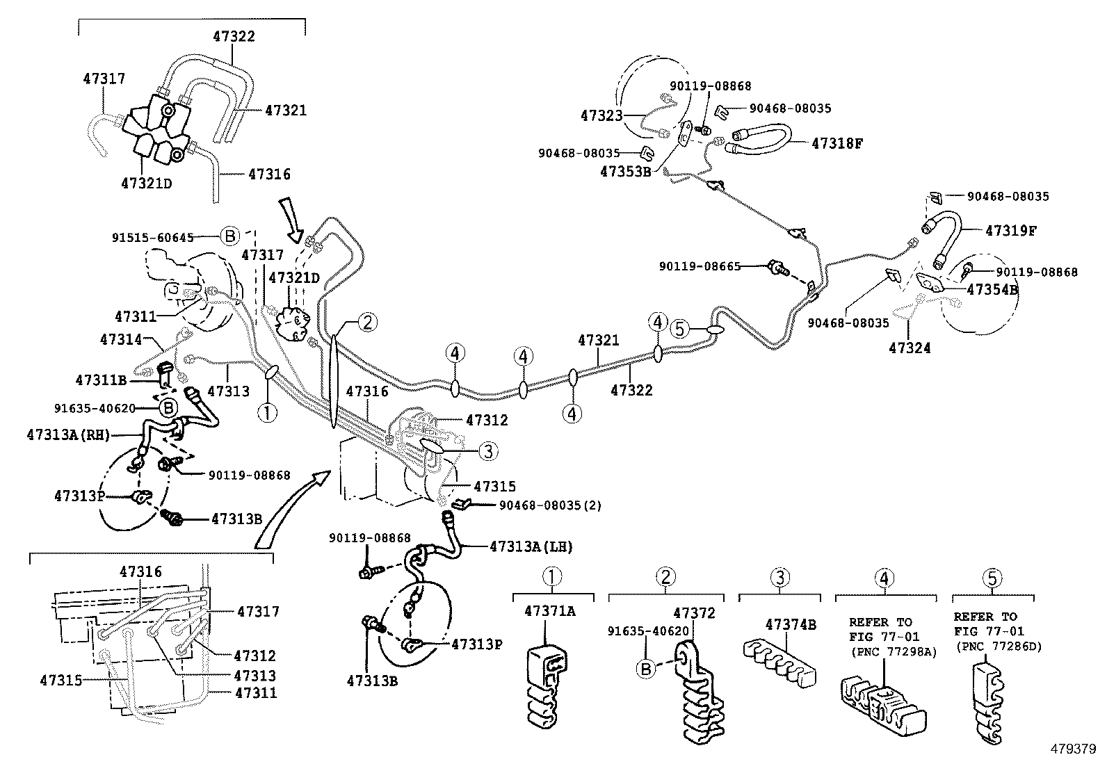 44050-52280 ACTUATOR ASSY, BRAKE product image