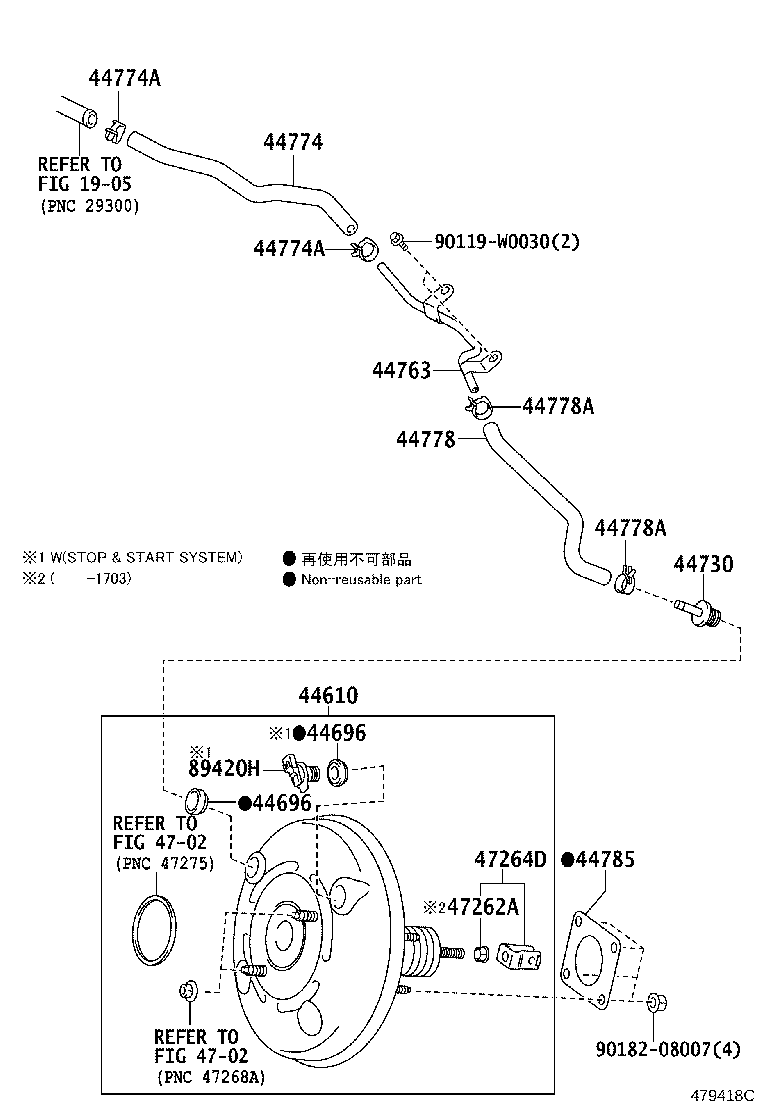 96133-41501 CLIP(FOR AIR HOSE NO.3) product image