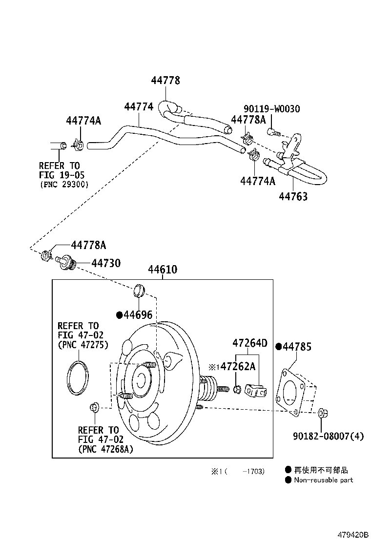 96133-41501 CLIP(FOR AIR HOSE NO.3) product image
