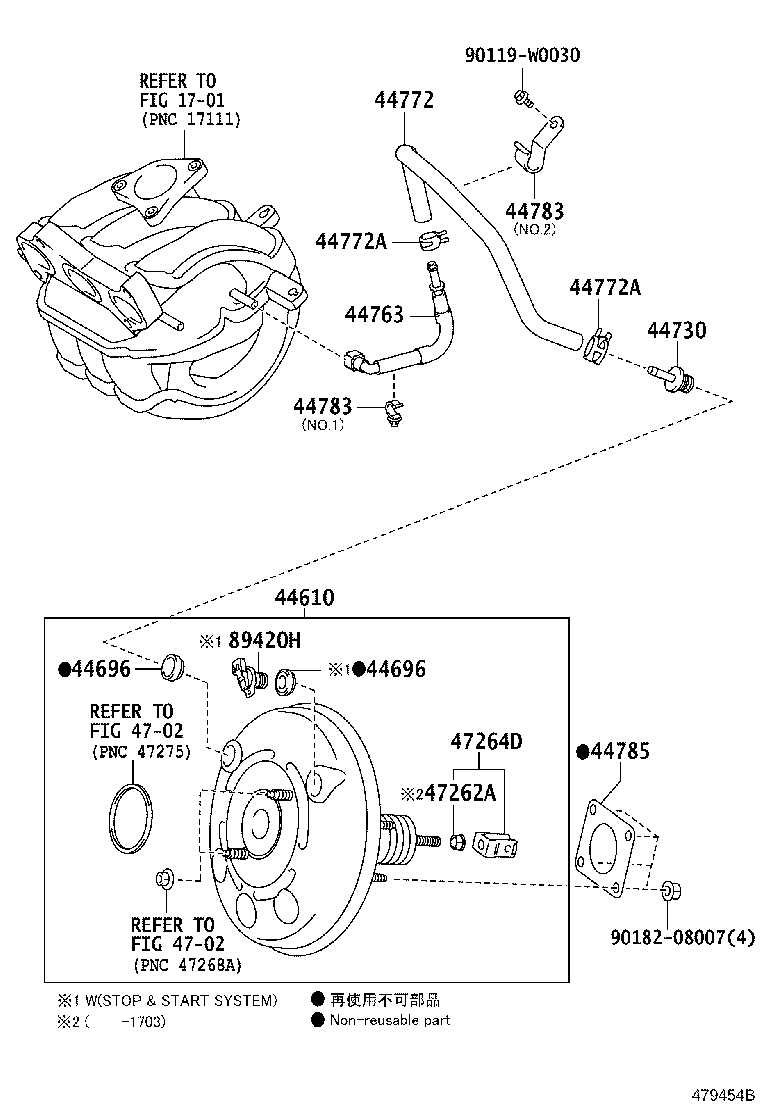 96133-41501 CLIP(FOR AIR HOSE NO.3) product image