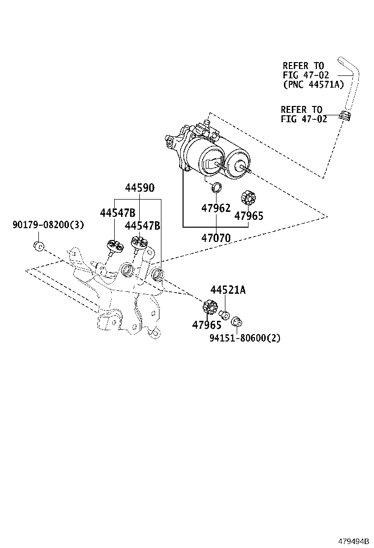 47311-78010 TUBE, FRONT BRAKE, NO.1 product image