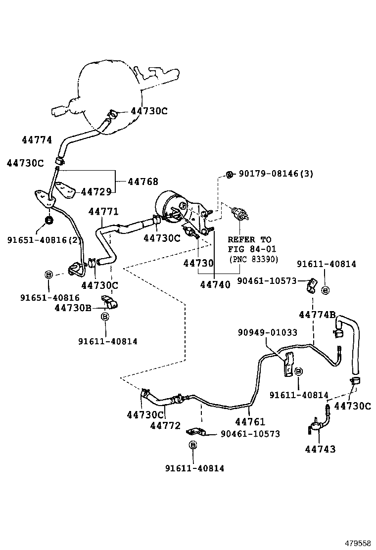 04443-26400 BOOSTER KIT, BRAKE product image