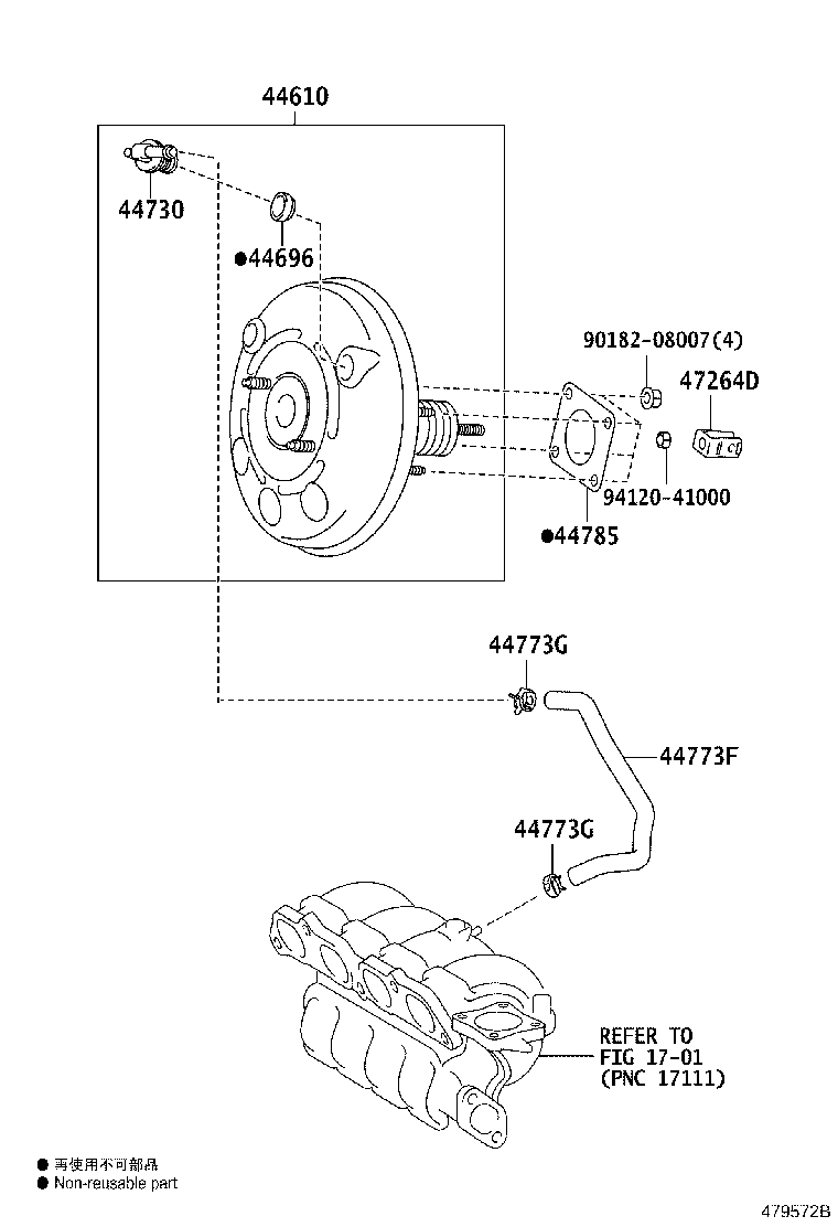 44610-52G00 BOOSTER ASSY, BRAKE product image