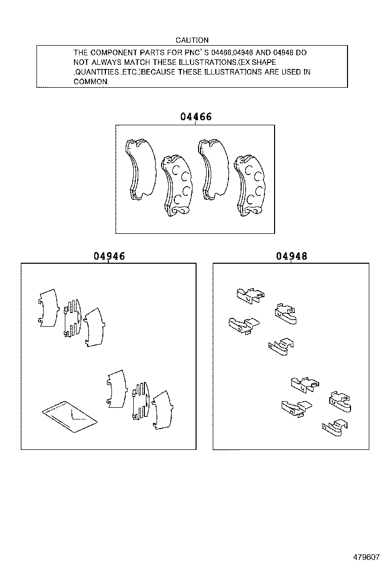 47744-60010 SHIM, ANTI-SQUEAL, NO.1(FOR REAR DISC BRAKE) product image