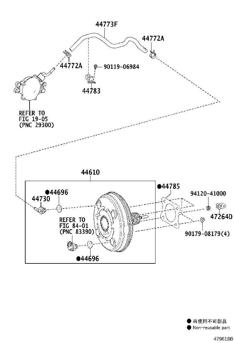 Toyota 44610-78030 BOOSTER ASSY, BRAKE