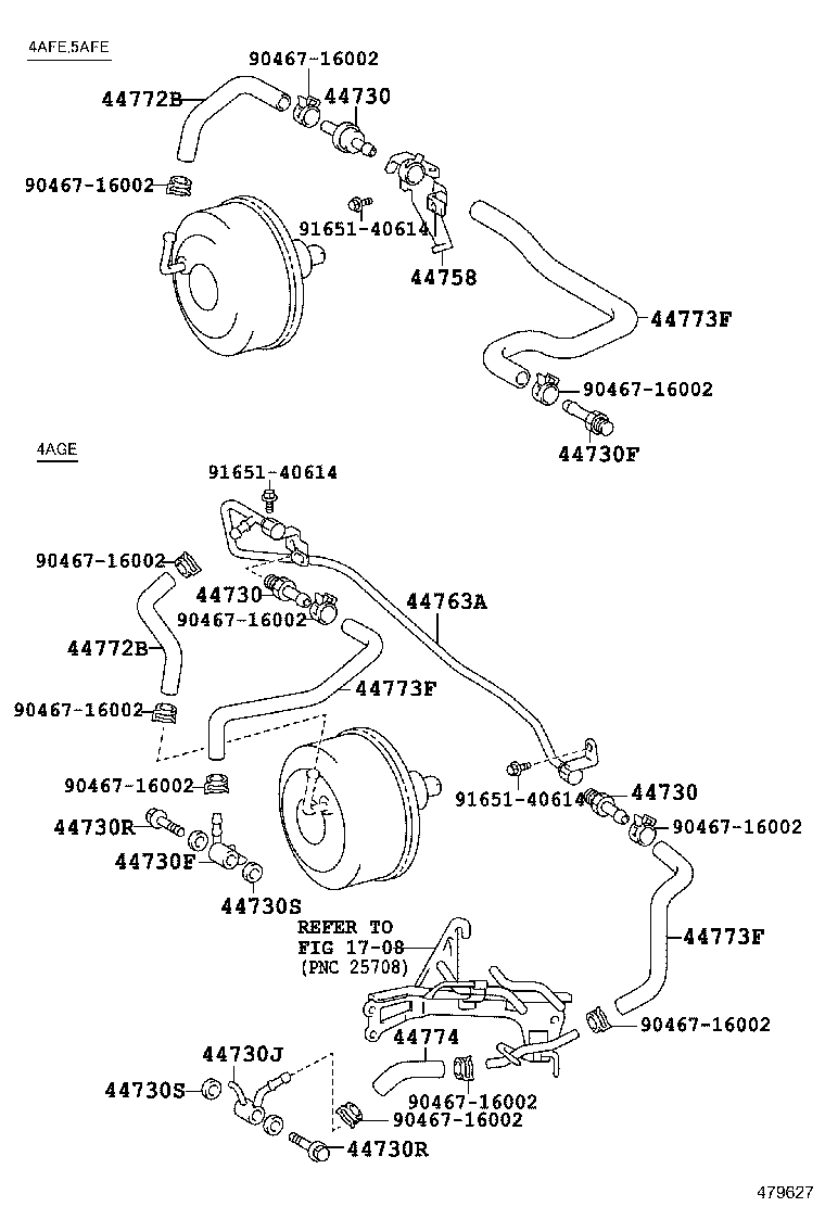 44704-12060 RESERVOIR SUB-ASSY, VACUUM product image