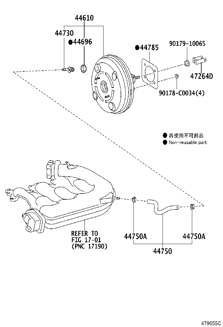 44610-0N070 BOOSTER ASSY, BRAKE product image