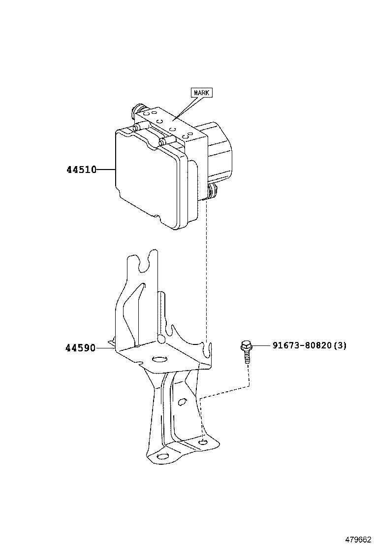 47315-06321 TUBE, FRONT BRAKE, NO.5 product image