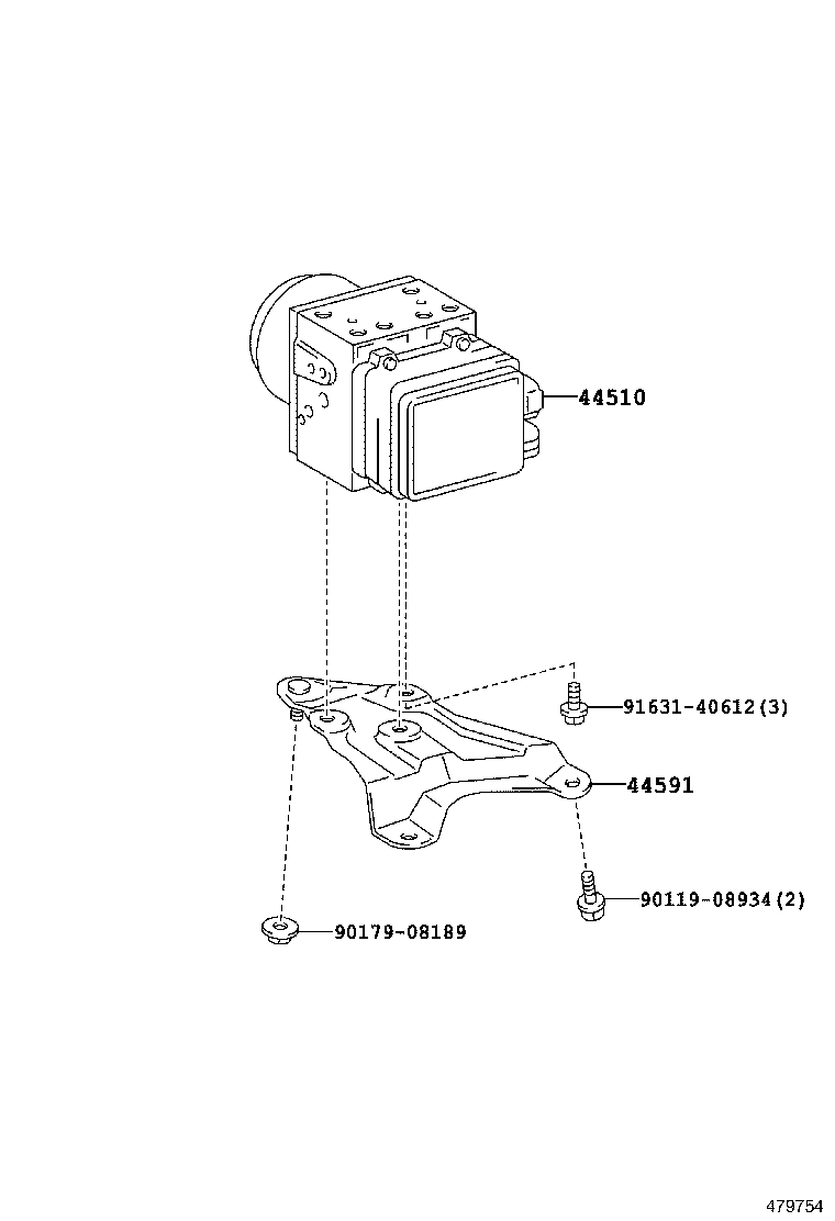 47323-13080 TUBE, REAR BRAKE, NO.3 product image