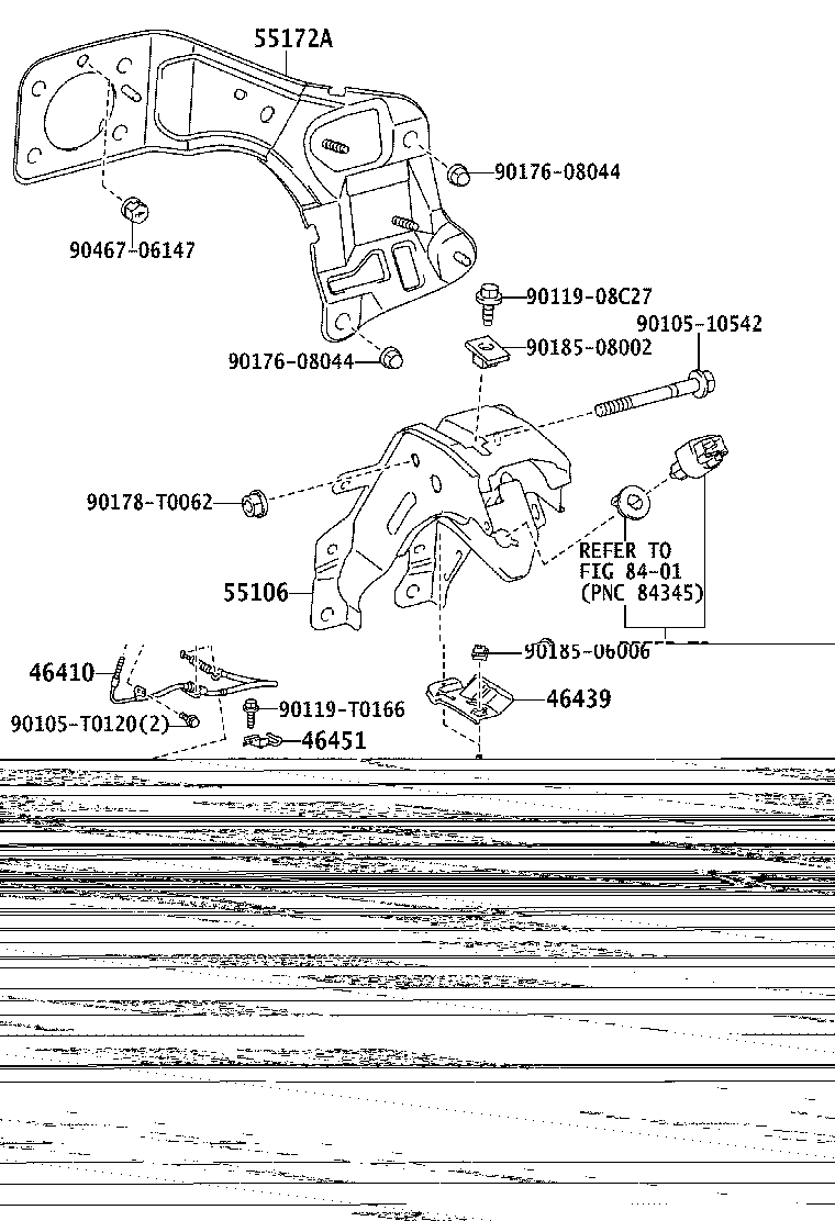 47101-KK030 PEDAL SUB-ASSY, BRAKE product image