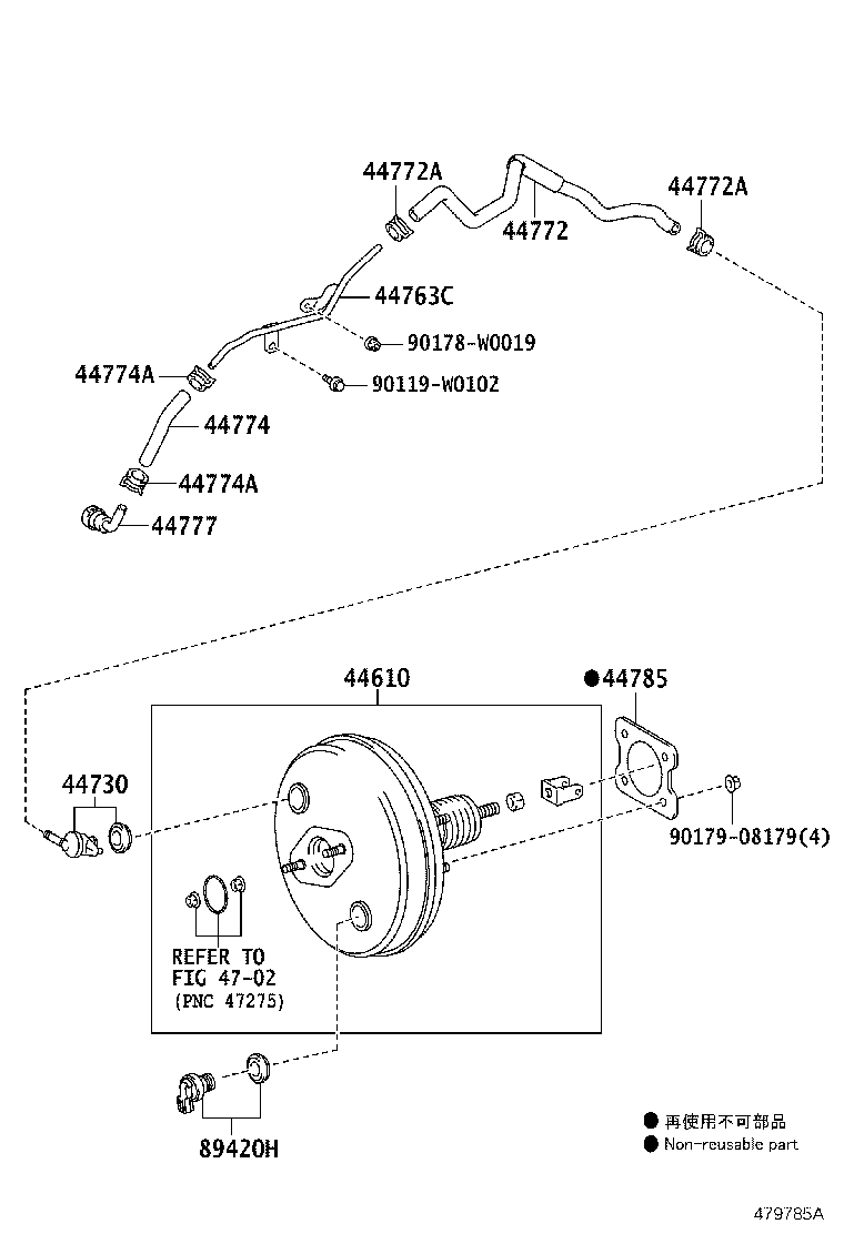 44610-09501 BOOSTER ASSY, BRAKE product image