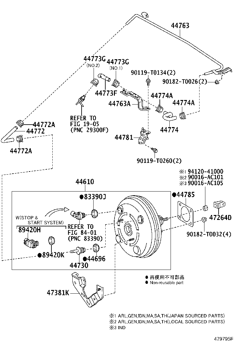 44610-71030 BOOSTER ASSY, BRAKE product image