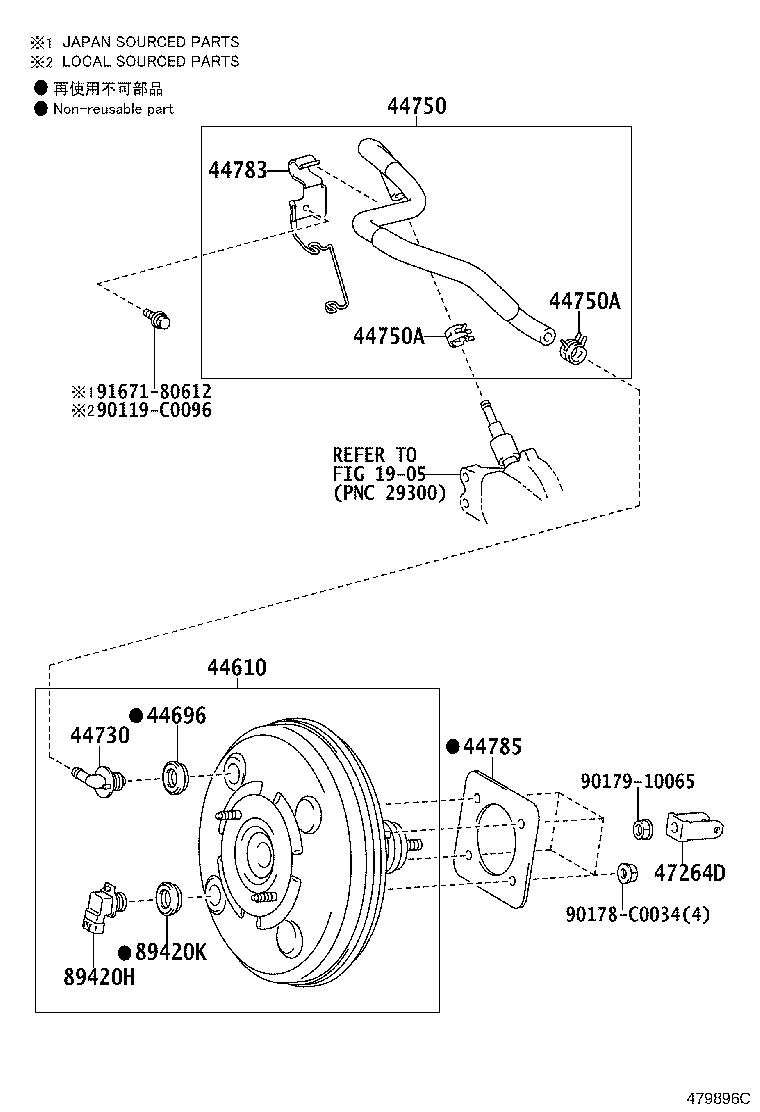 44610-0N070 BOOSTER ASSY, BRAKE product image