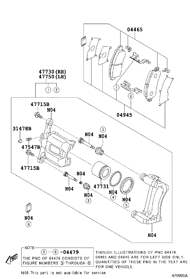 Toyota 47547-WB001 PLUG, BLEEDER(FOR FRONT DISC BRAKE)