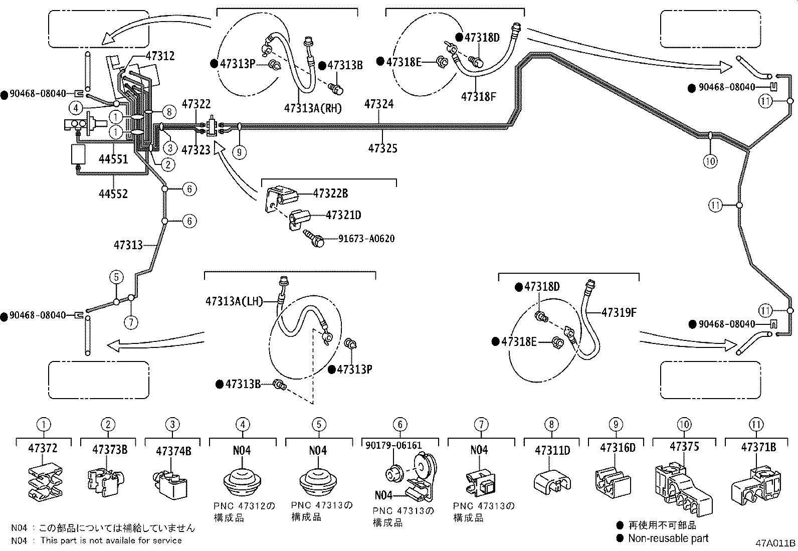 44590-30170 BRACKET ASSY, BRAKE ACTUATOR product image