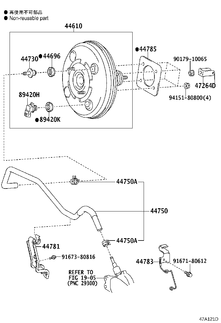 44610-24220 BOOSTER ASSY, BRAKE product image