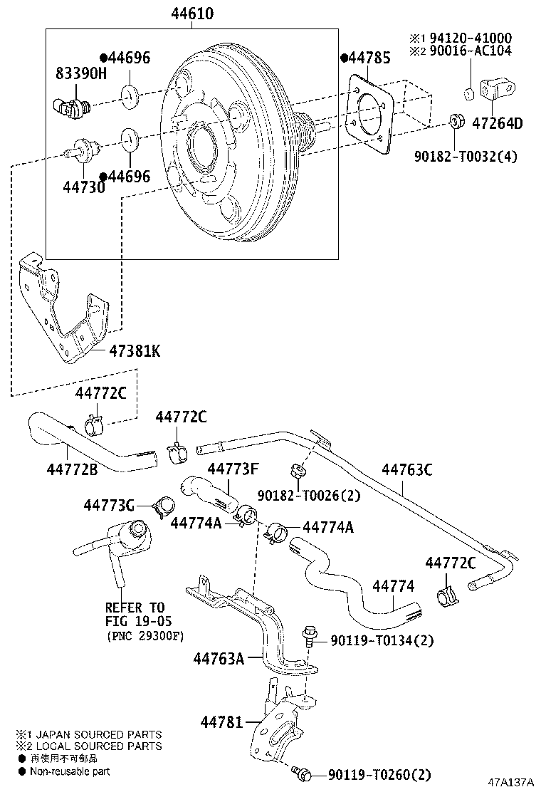 44610-0K460 BOOSTER ASSY, BRAKE product image