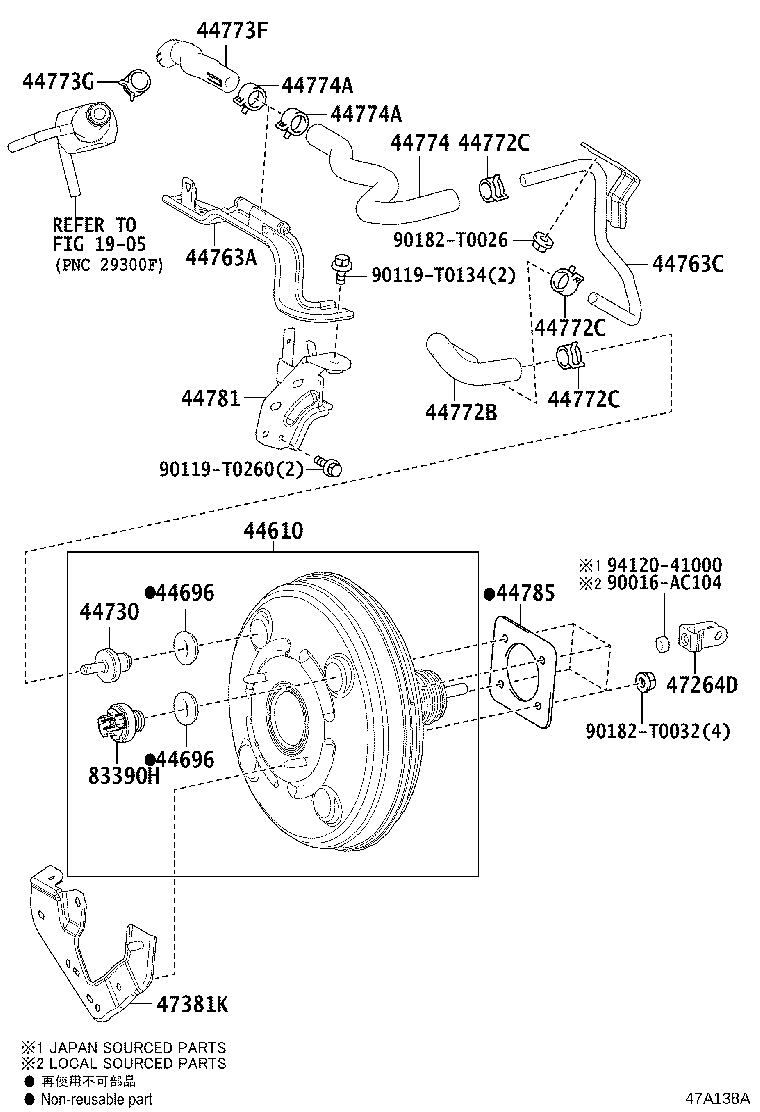 44610-0K460 BOOSTER ASSY, BRAKE product image