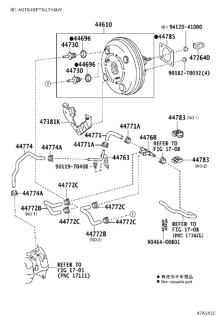 44610-71030 BOOSTER ASSY, BRAKE product image