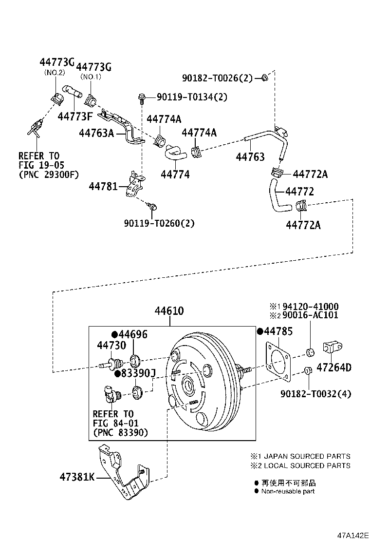44610-71030 BOOSTER ASSY, BRAKE product image