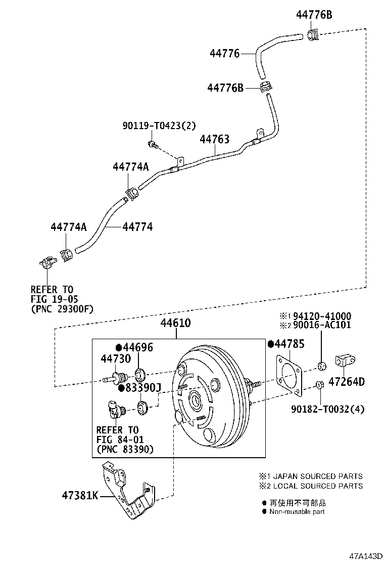 44610-71030 BOOSTER ASSY, BRAKE product image