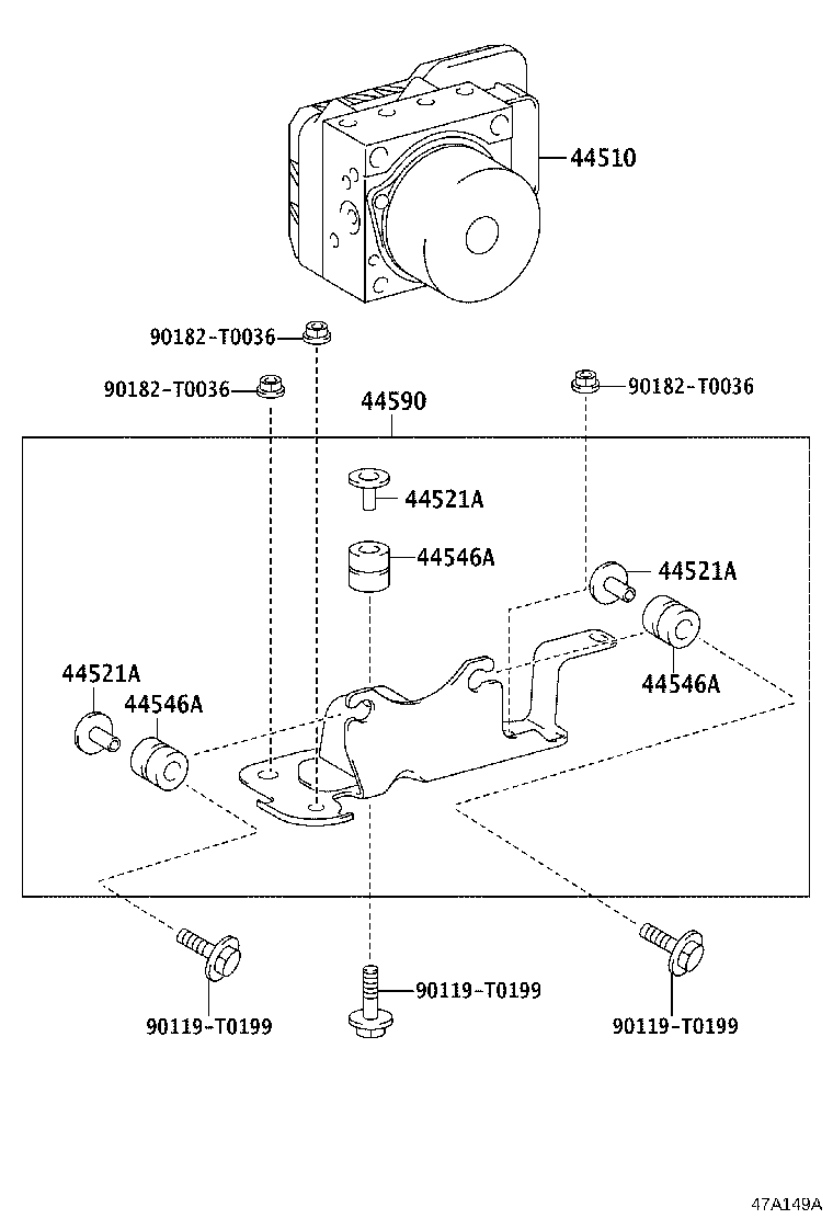 47311-KK060 TUBE, FRONT BRAKE, NO.1 product image