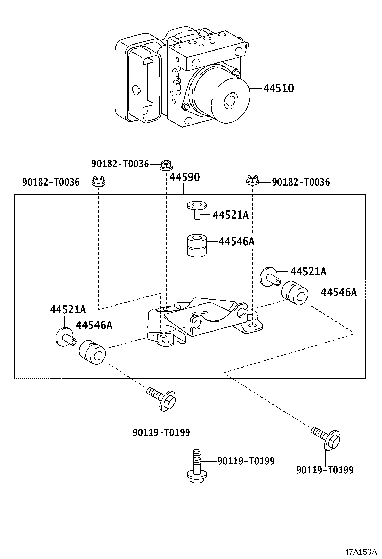 47311-KK060 TUBE, FRONT BRAKE, NO.1 product image