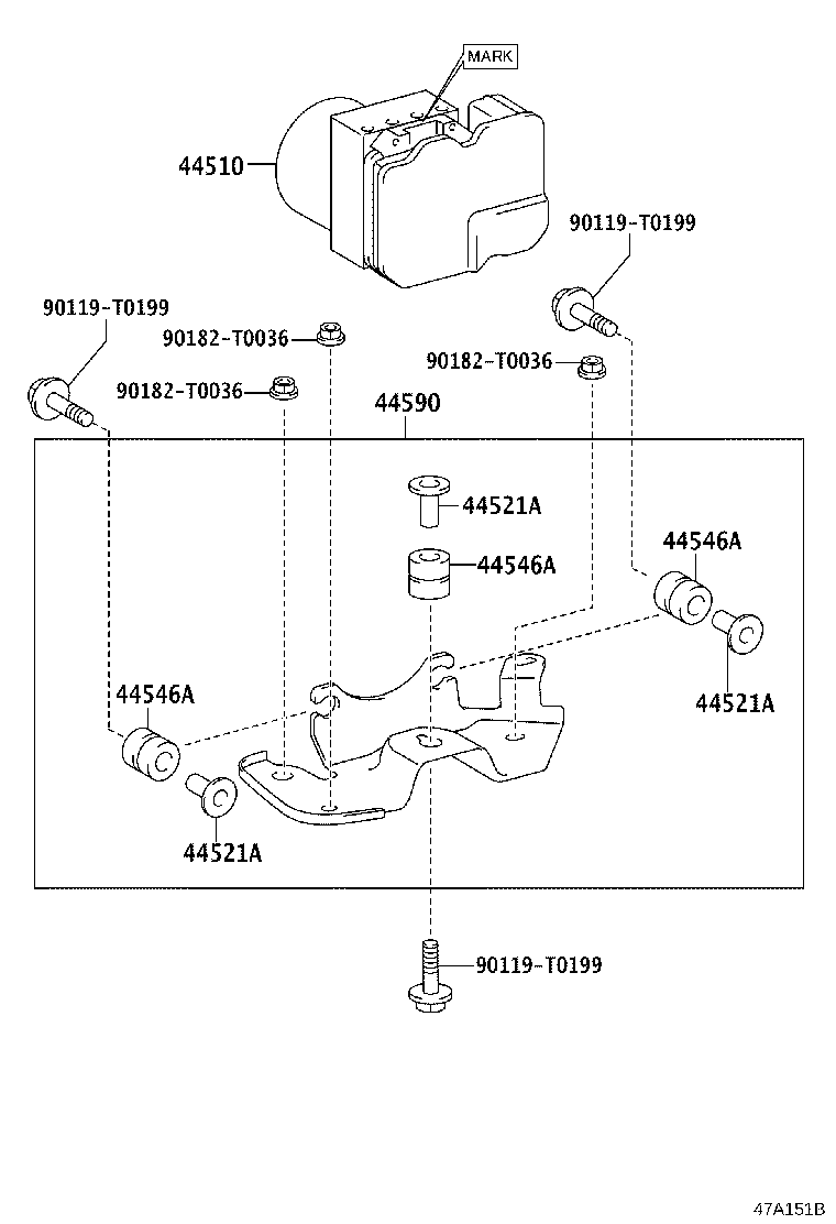 47311-KK060 TUBE, FRONT BRAKE, NO.1 product image