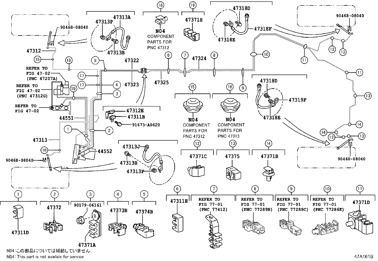 44590-24010 BRACKET ASSY, BRAKE ACTUATOR product image