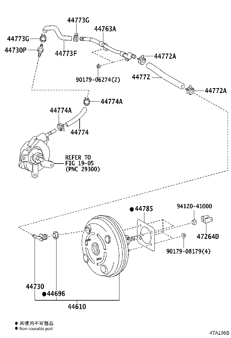44610-42450 BOOSTER ASSY, BRAKE product image