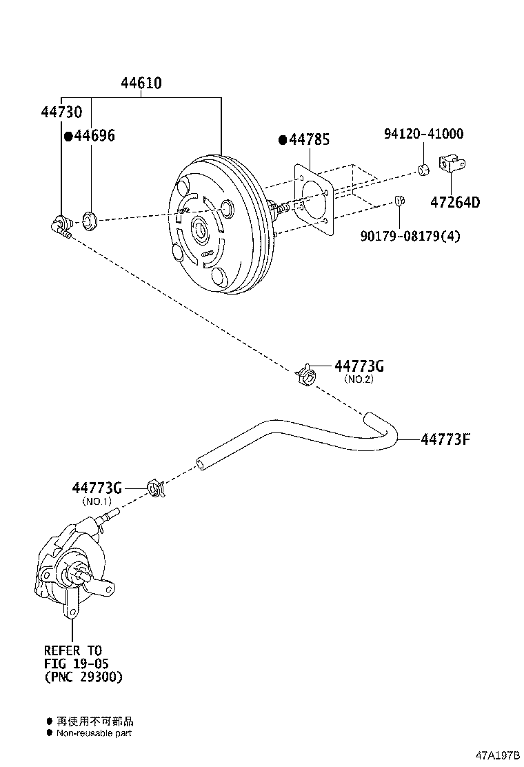 44610-42450 BOOSTER ASSY, BRAKE product image