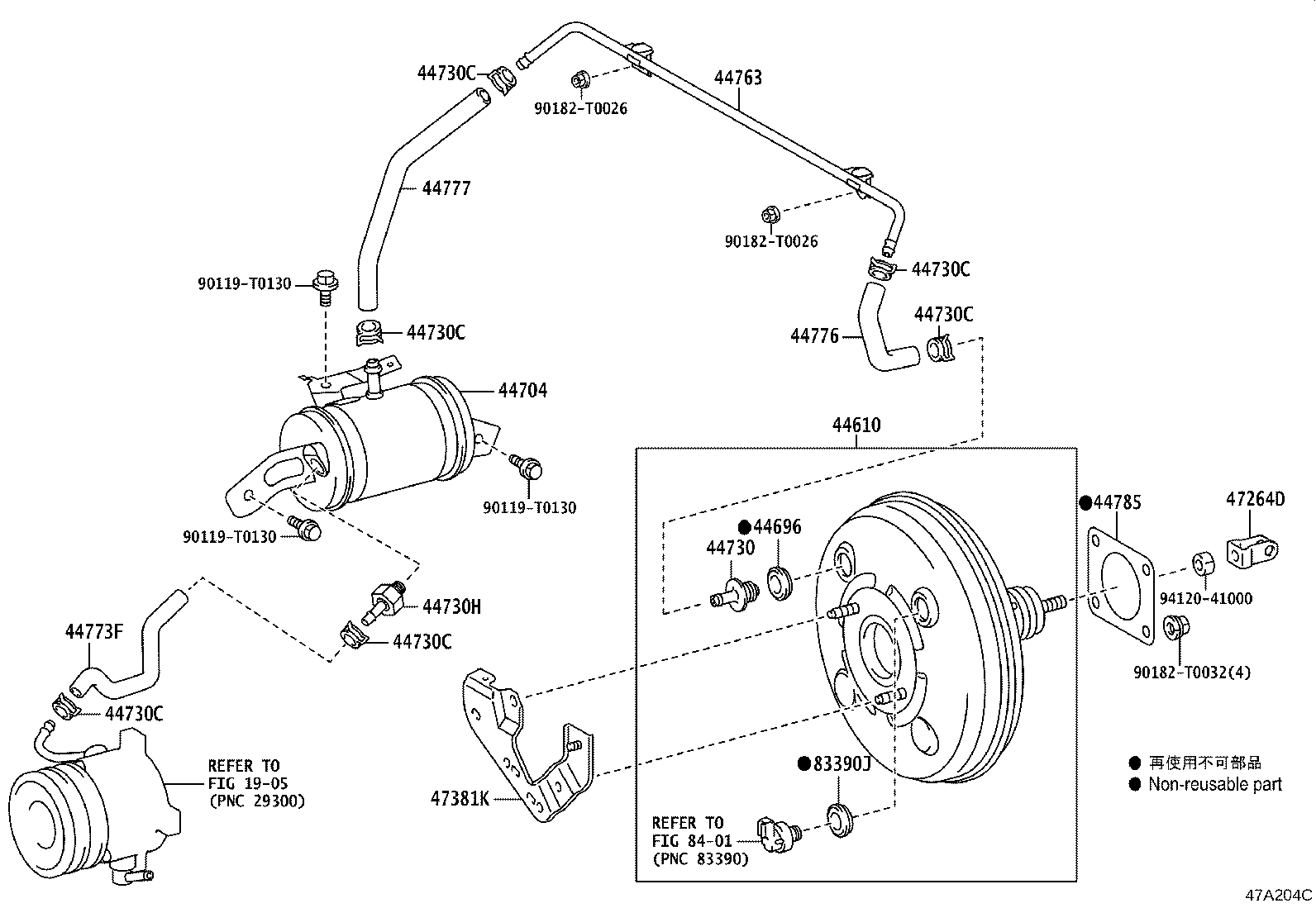 44610-71030 BOOSTER ASSY, BRAKE product image
