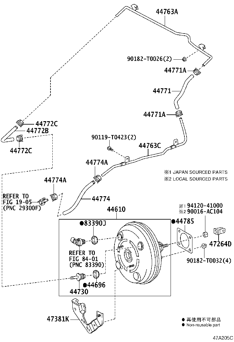 44610-71030 BOOSTER ASSY, BRAKE product image