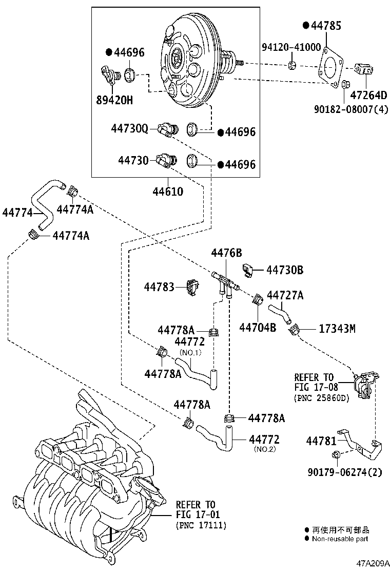 44610-52G90 BOOSTER ASSY, BRAKE product image
