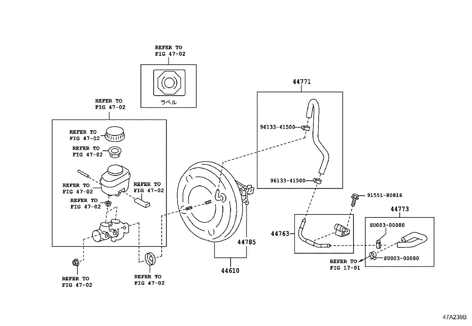 17360-53010 TUBE, BOOSTER VACUUM product image