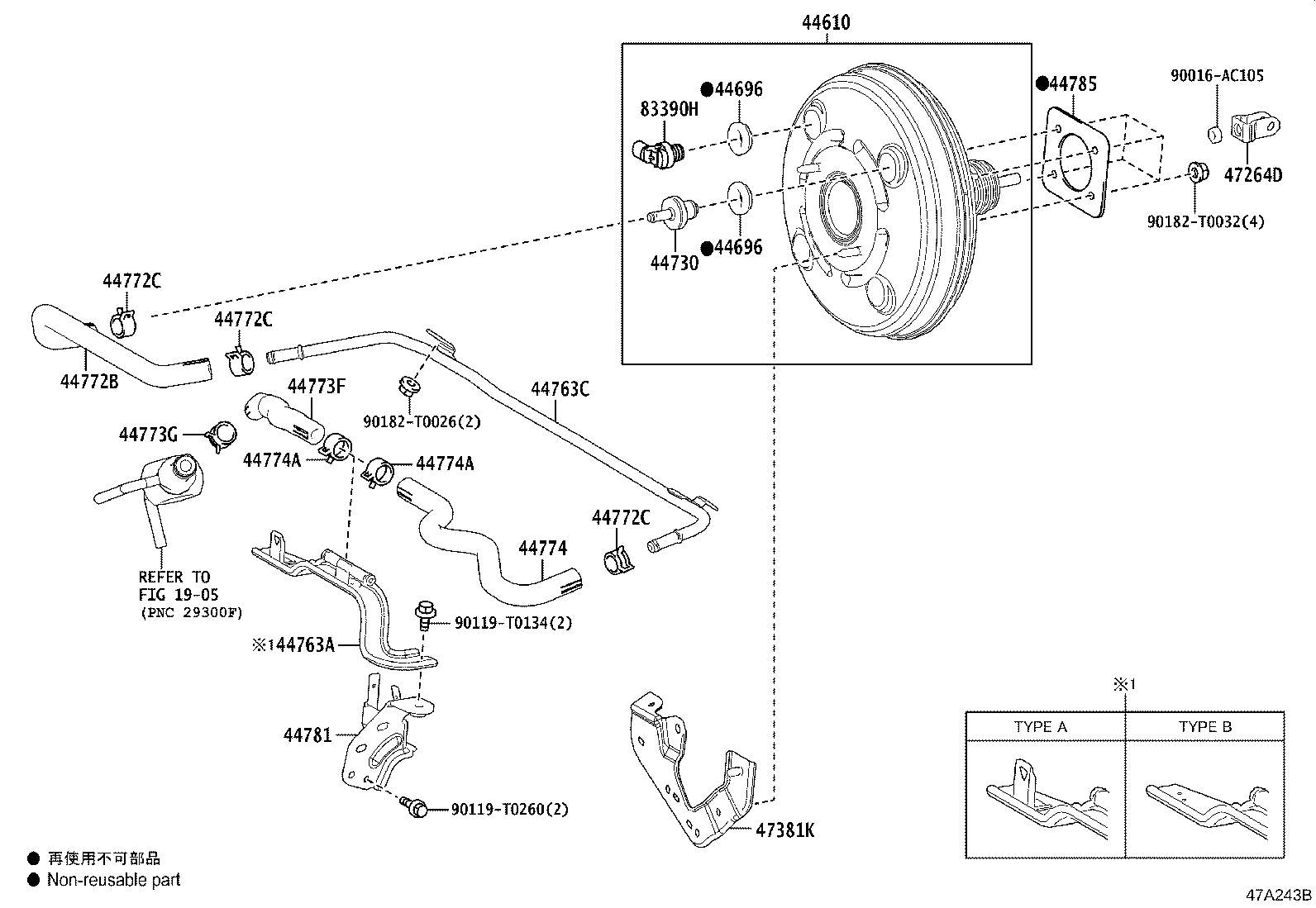 44610-0K460 BOOSTER ASSY, BRAKE product image