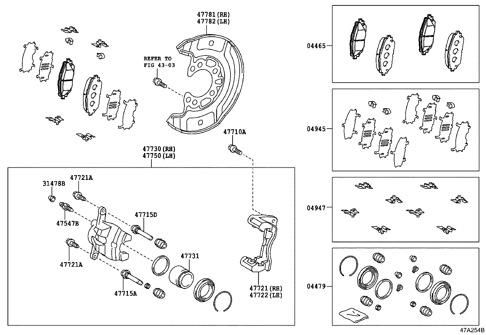 47714-0D210 PIN, FRONT DISC BRAKE CYLINDER SLIDE, NO.2 product image