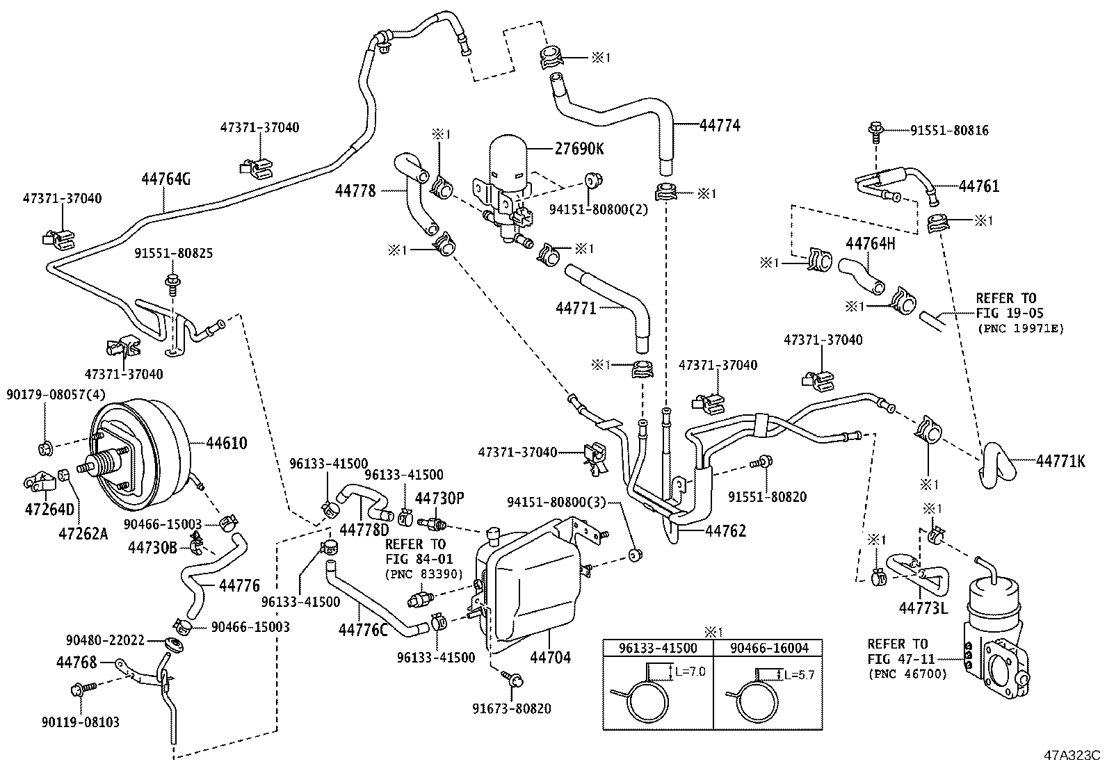44702-37801 TUBE, BOOSTER VACUUM product image