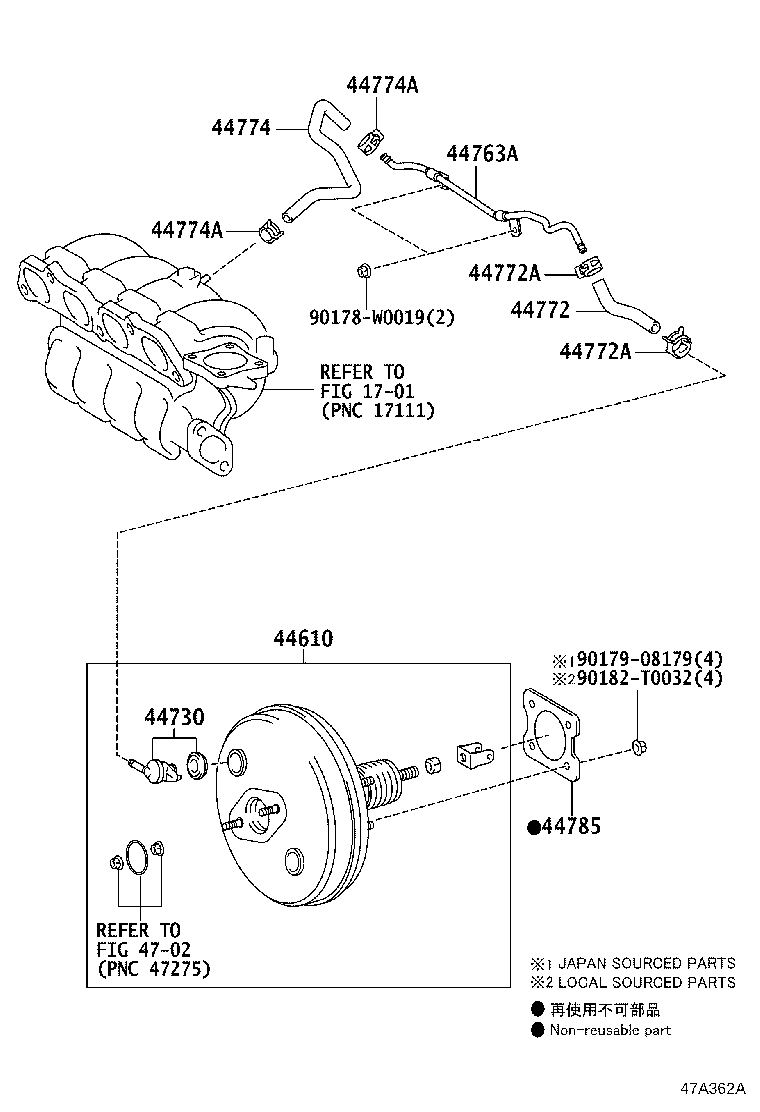 44610-09C40 BOOSTER ASSY, BRAKE product image