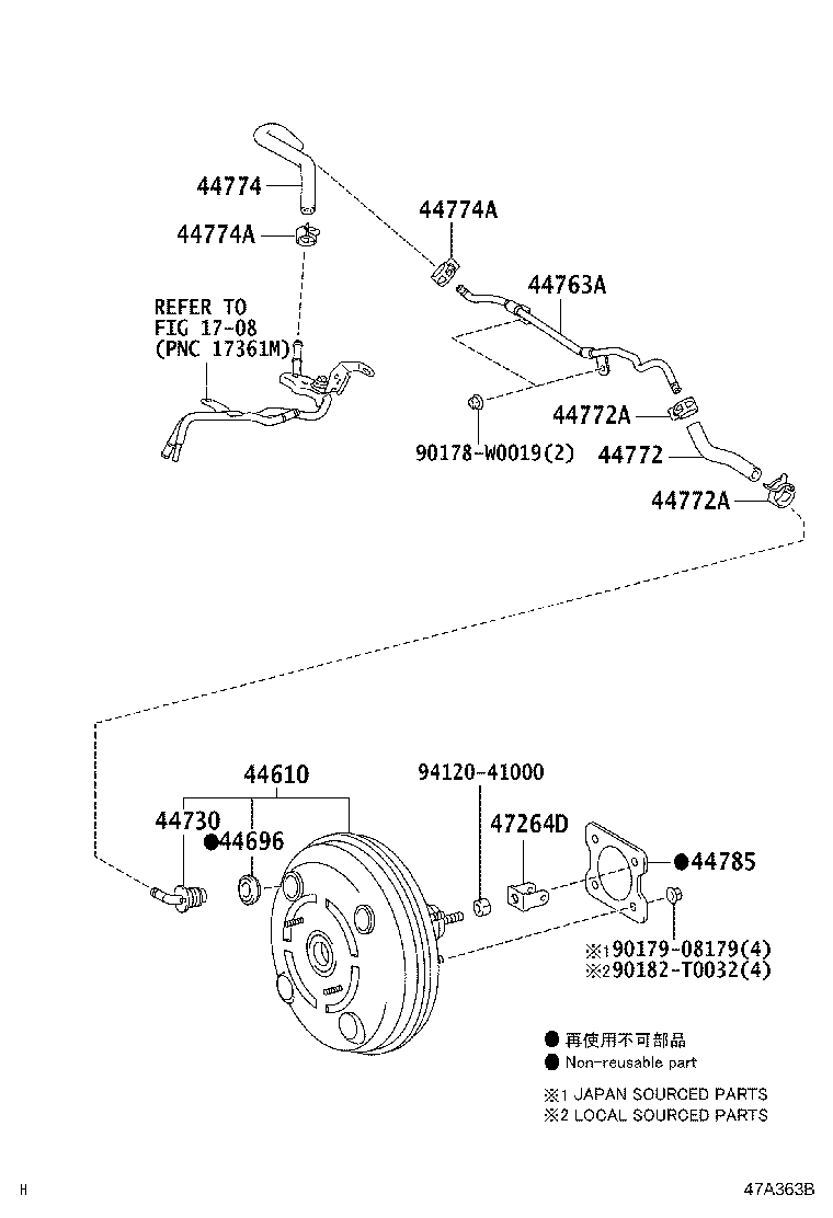 44610-09C40 BOOSTER ASSY, BRAKE product image