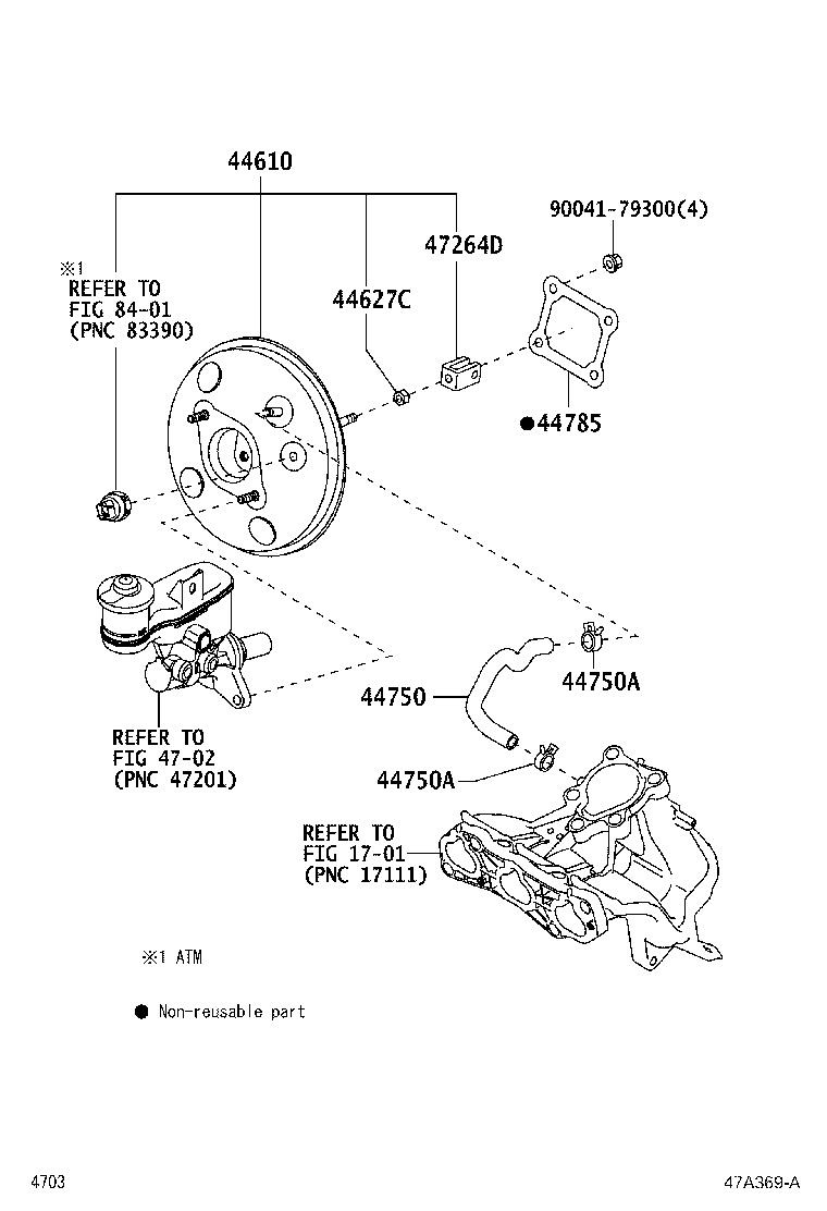 44610-BZ360 BOOSTER ASSY, BRAKE product image