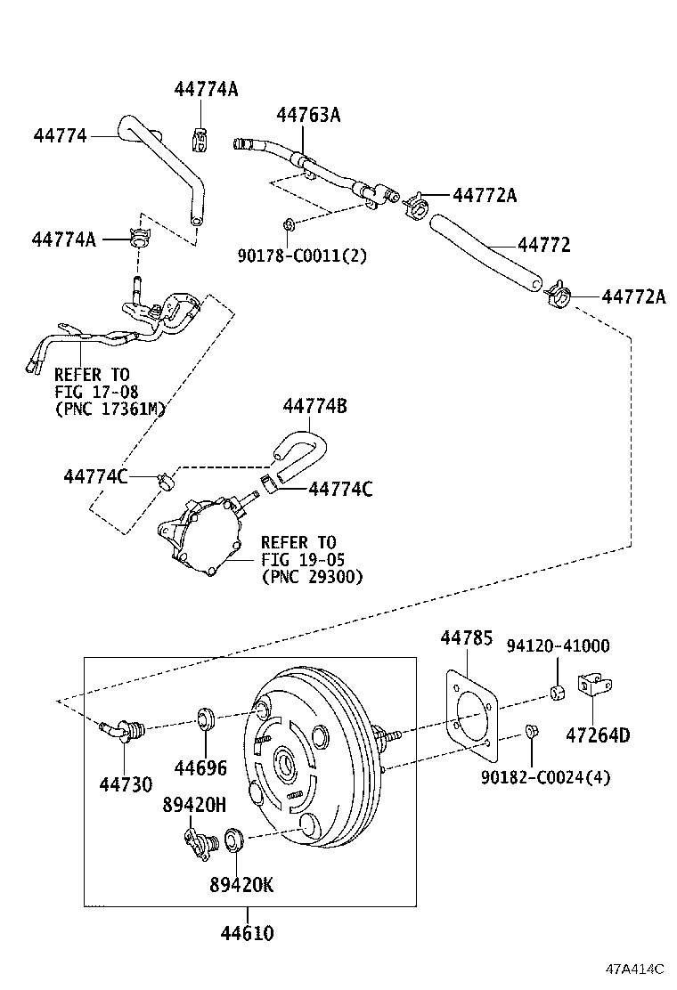44610-0R080 BOOSTER ASSY, BRAKE product image