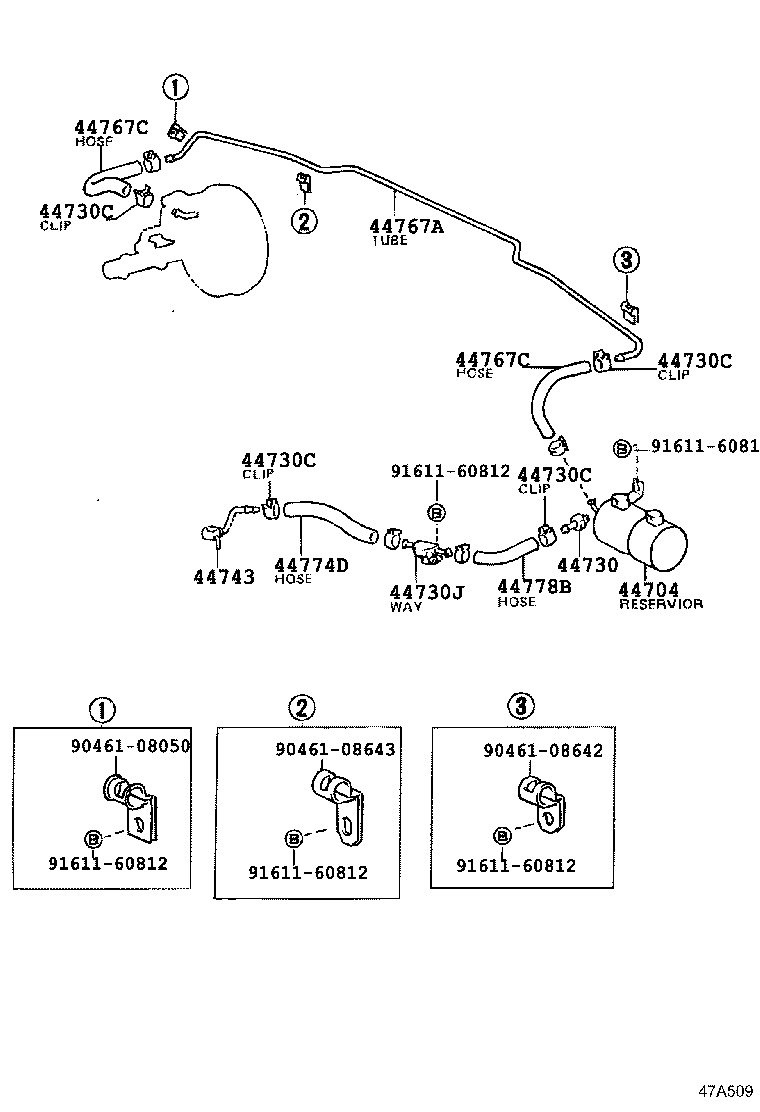 44610-60070 BOOSTER ASSY, BRAKE product image