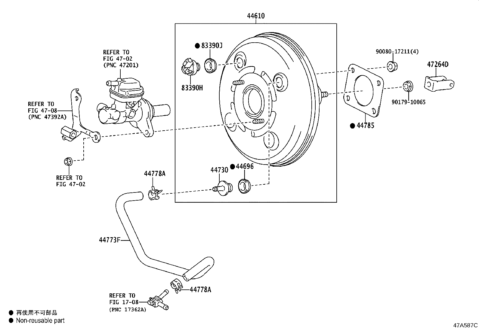 44785-07010 GASKET, BRAKE BOOSTER product image