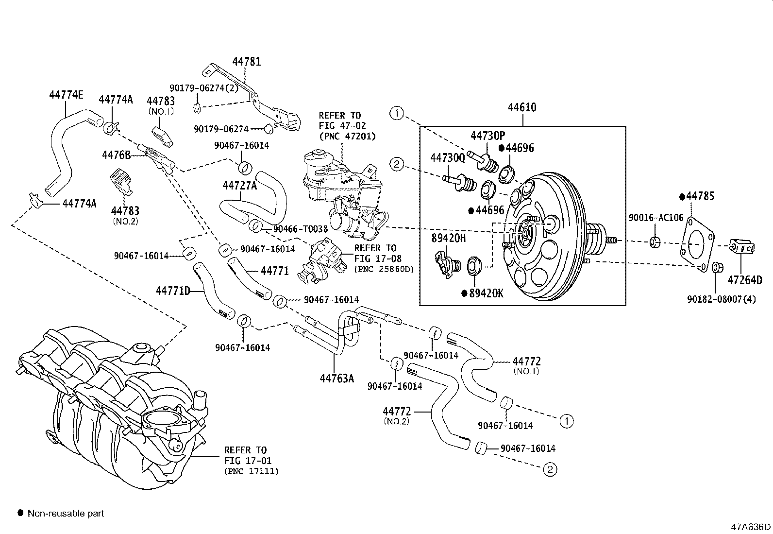 44610-0DA50 BOOSTER ASSY, BRAKE product image