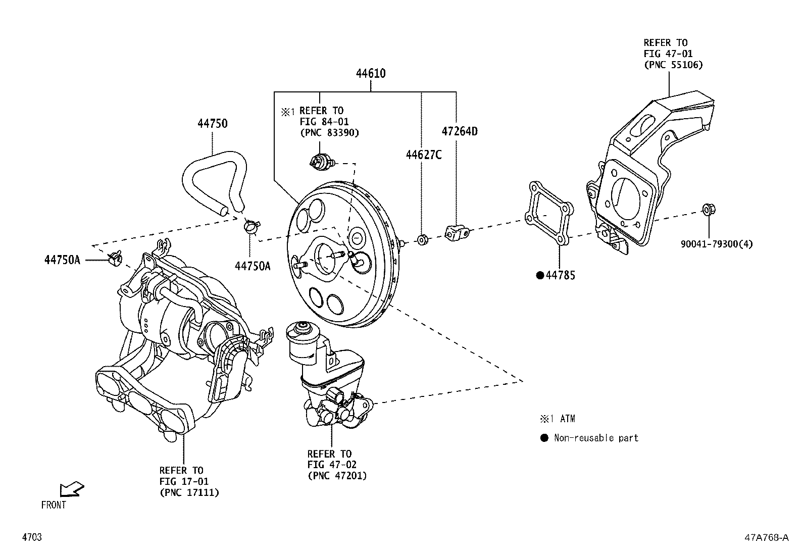 44610-BZ360 BOOSTER ASSY, BRAKE product image