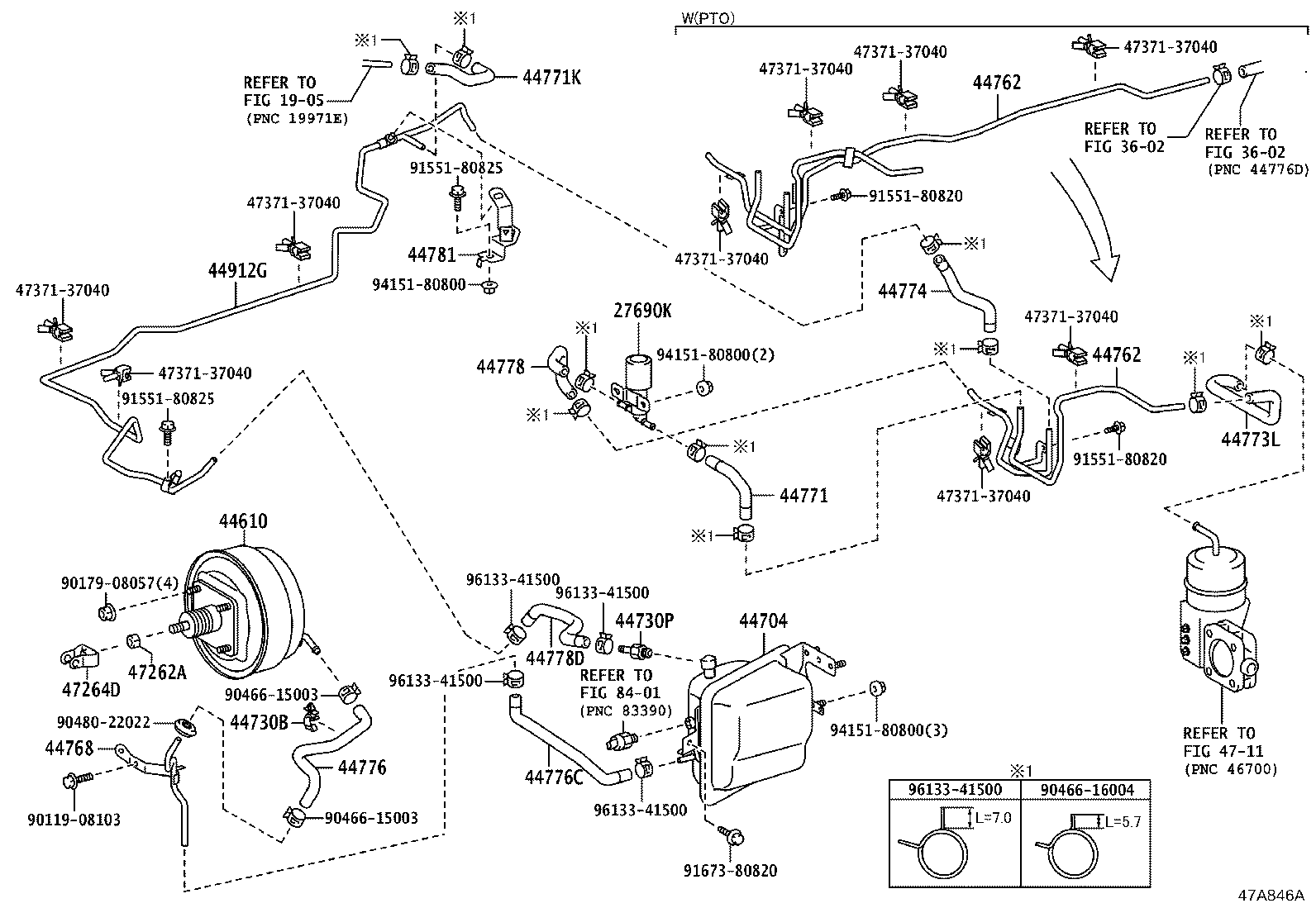 44702-37801 TUBE, BOOSTER VACUUM product image