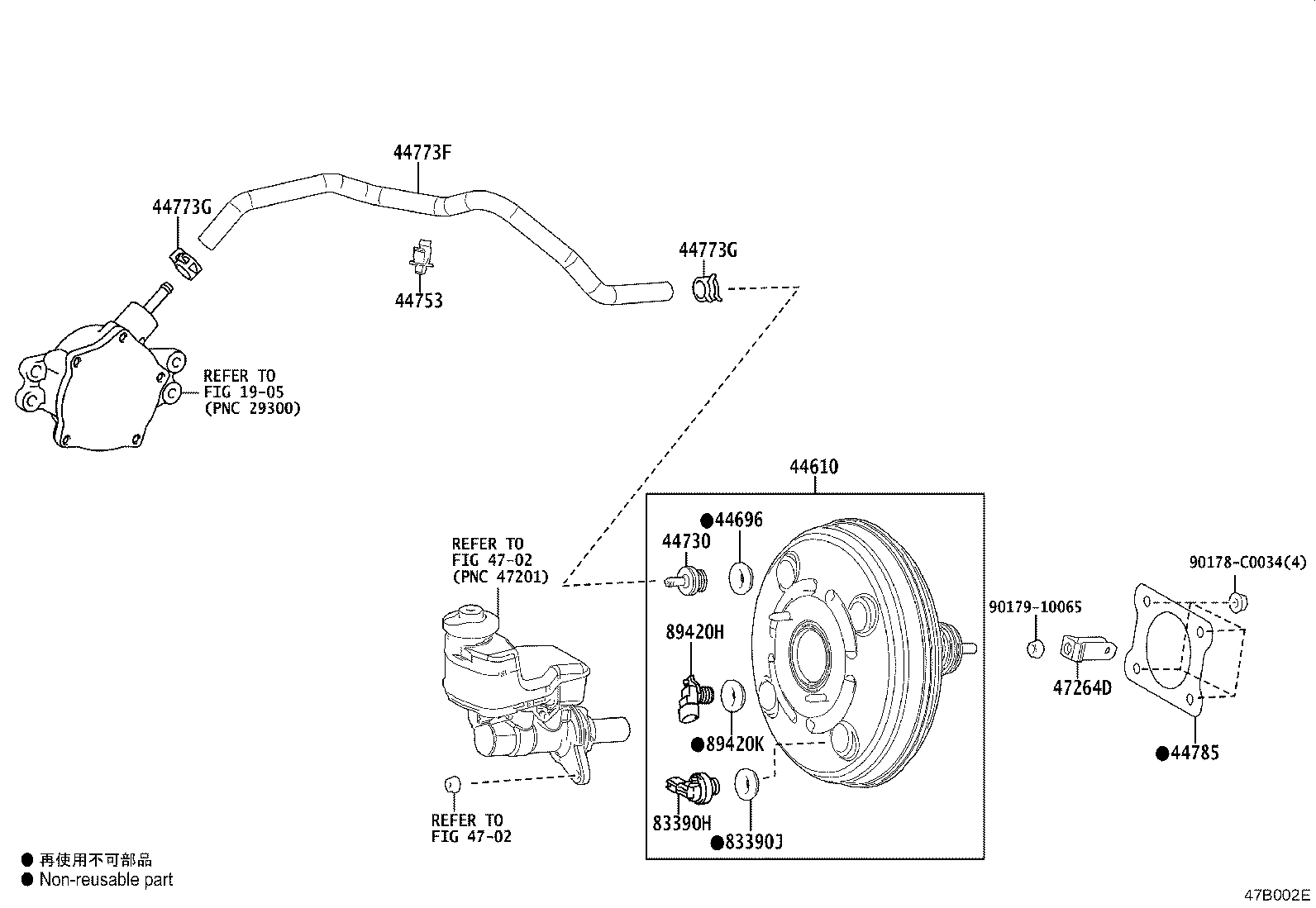 44773-06260 HOSE, UNION TO CHECK VALVE product image